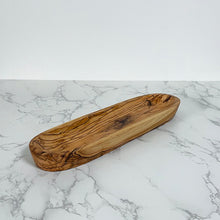 Afbeelding in Gallery-weergave laden, Olijfhouten stockbroodschaal