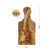 Afbeelding in Gallery-weergave laden, Snijplank klein lengte 23 centimeter breedte 10 centimeter dikte 2 centimeter van Olivenholz Erleben 
